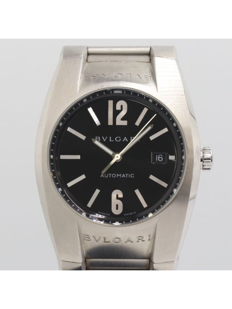 Bvlgari Ergon Automatic Winding Date Black Dial Watch